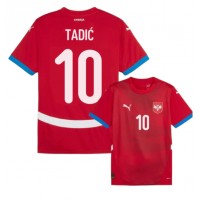 Camisa de time de futebol Sérvia Dusan Tadic #10 Replicas 1º Equipamento Europeu 2024 Manga Curta